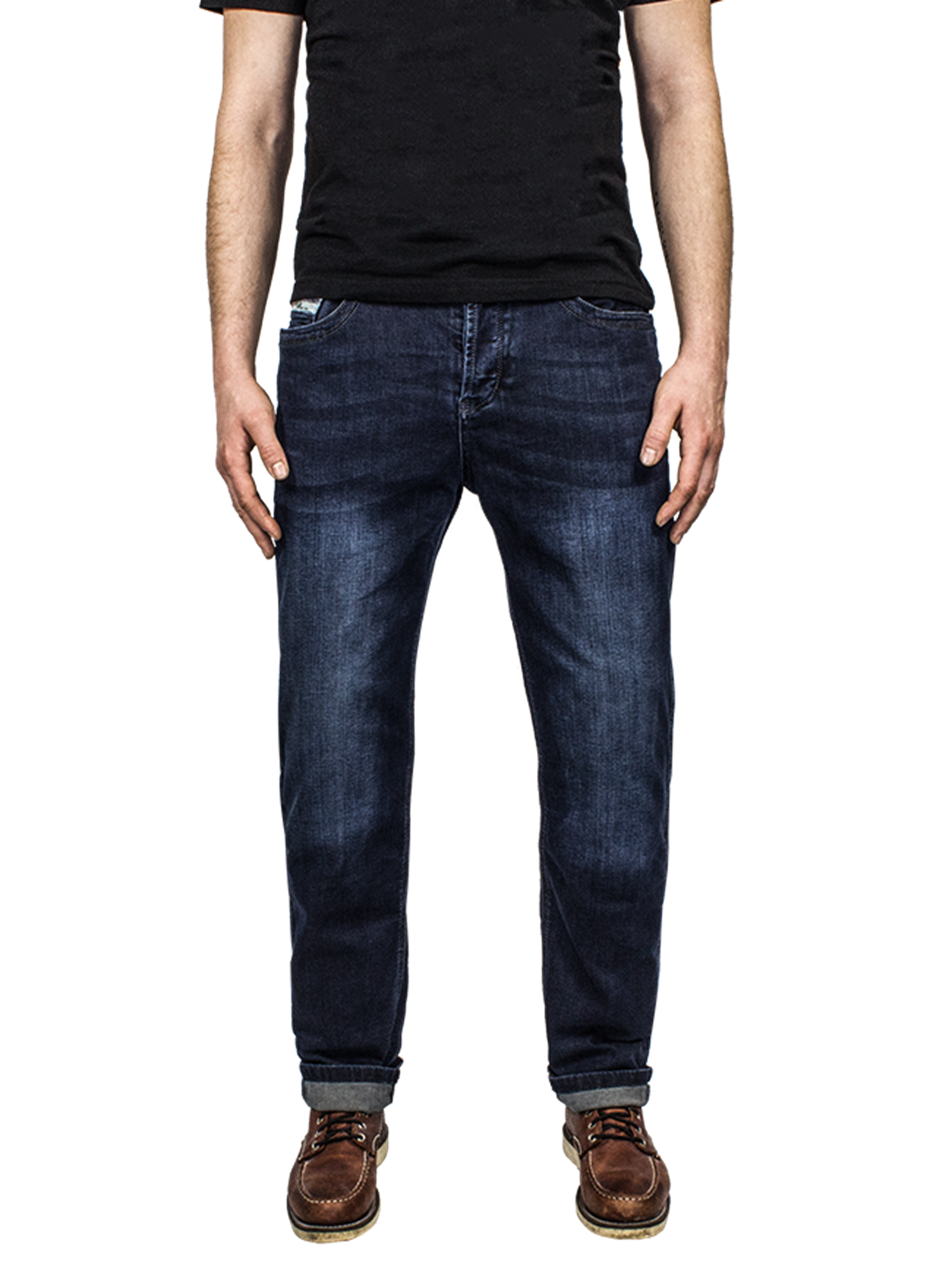 JohnDoeMotorradHoseJeansDenimJeansDarkBlue-L32-W31