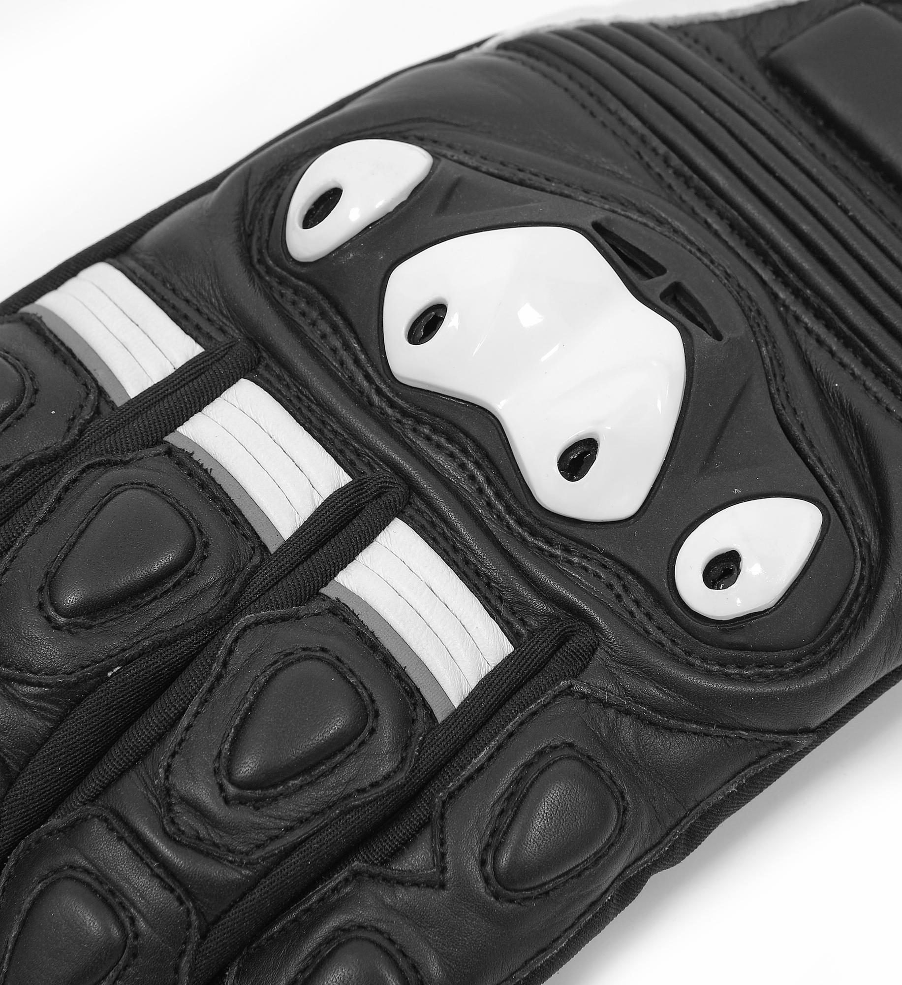 BoresMotorradSommerhandschuheRiderBlackWhite