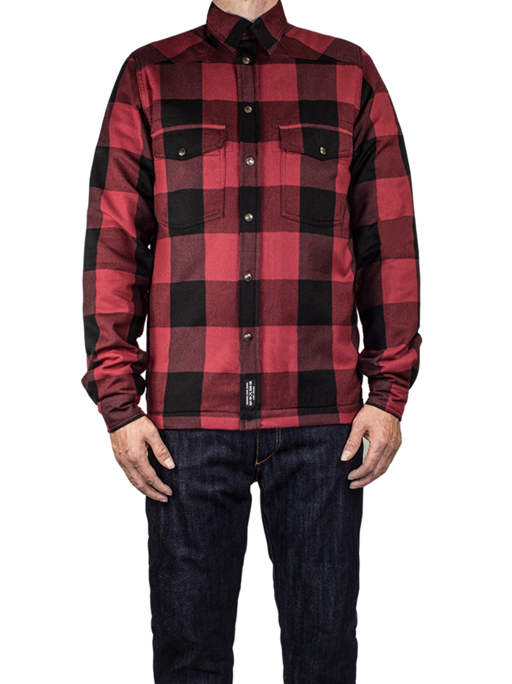 JohnDoeMotorradHemdLumberjackShirtRed-L