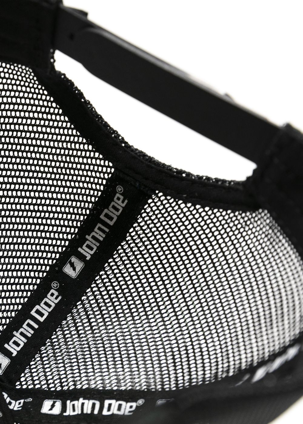 JohnDoeCapTruckerHatFlashBlack