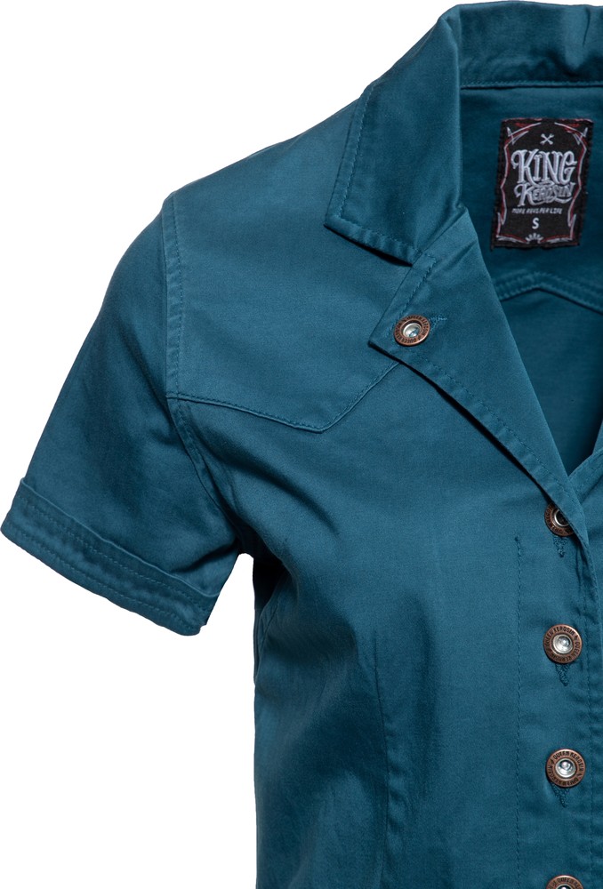 QueenKerosinWorkwearSwingkleidQK5201015000Blau-3XL