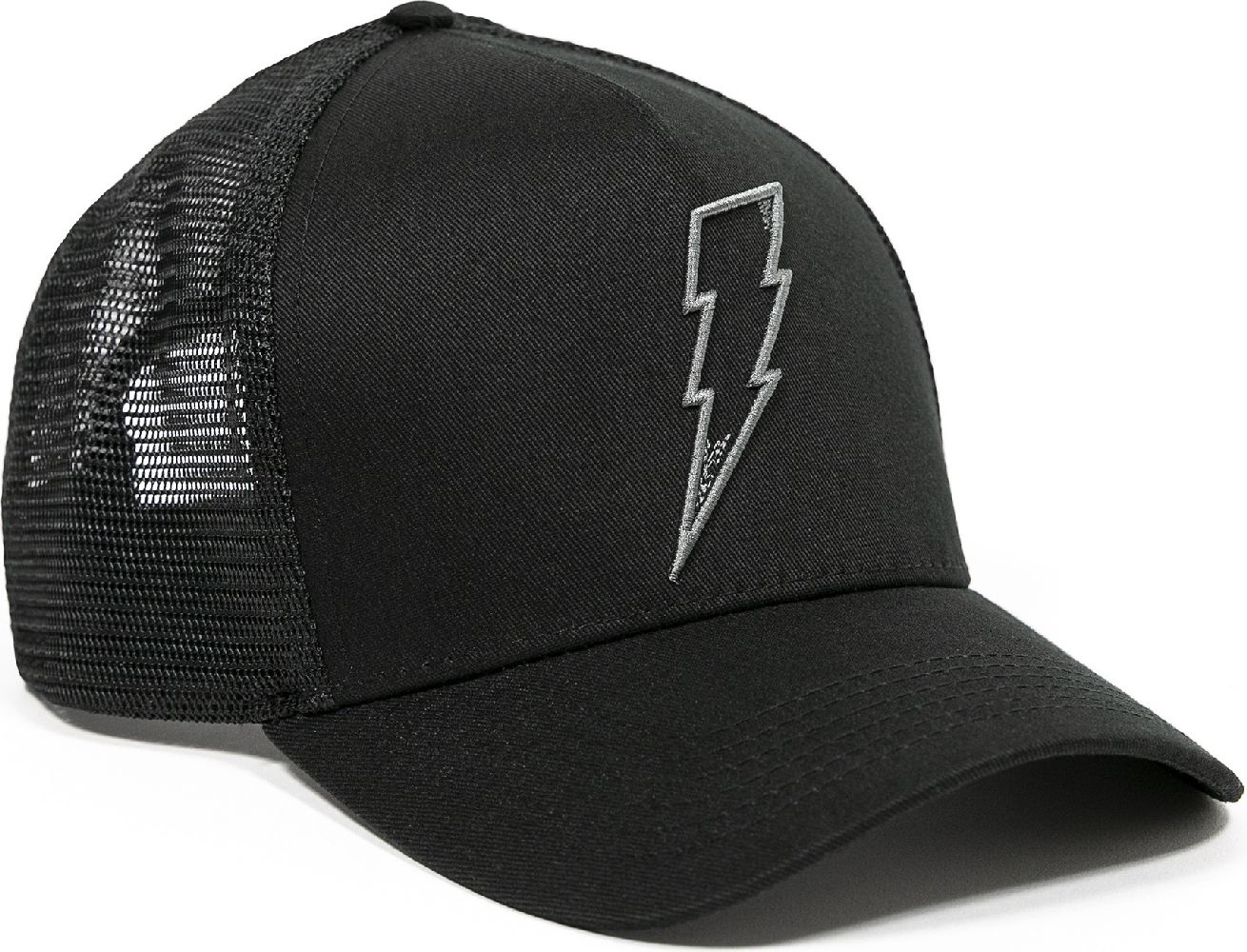 JohnDoeCapTruckerHatFlashBlack