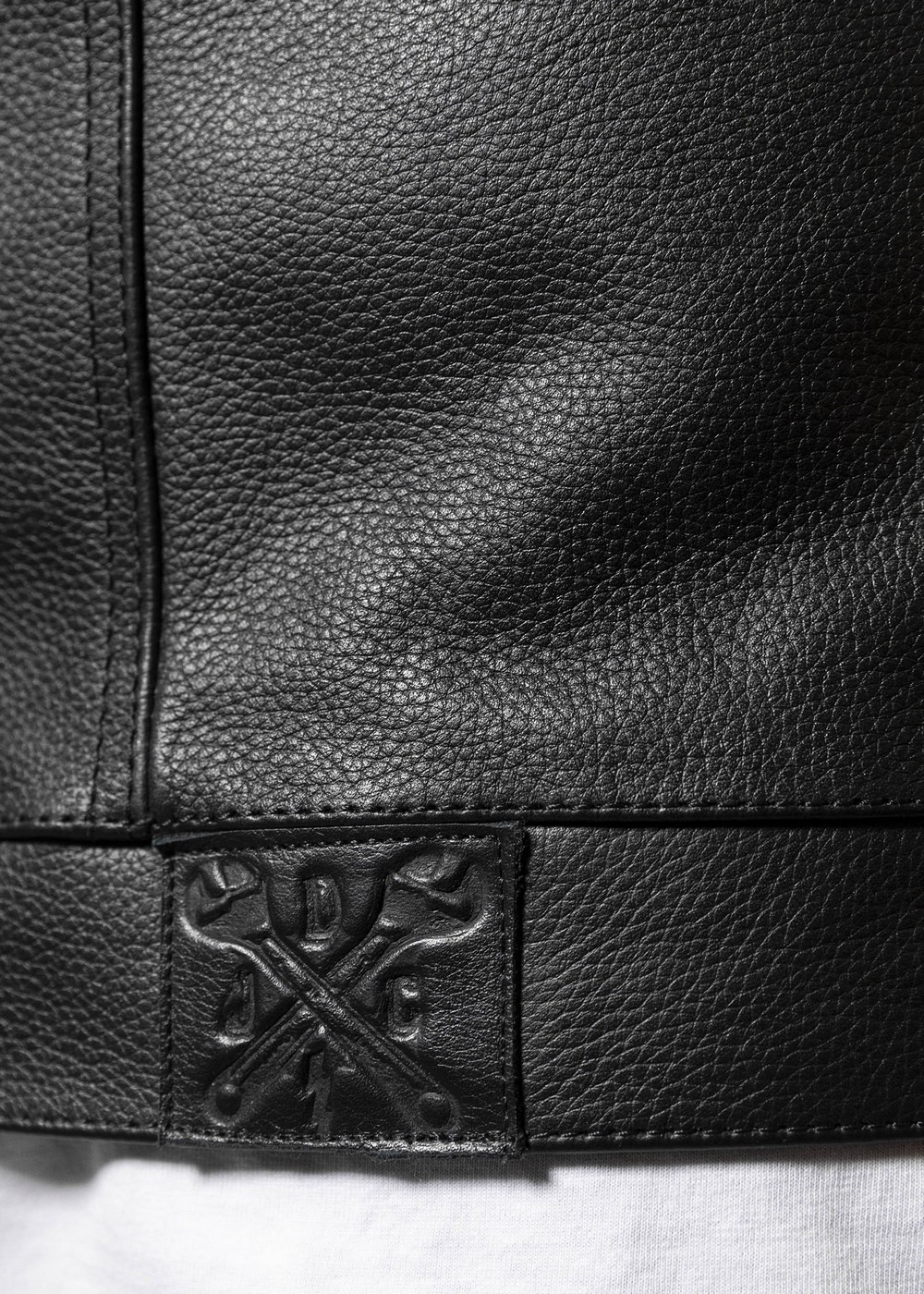 JohnDoeMotorradWesteLeatherVestBlack