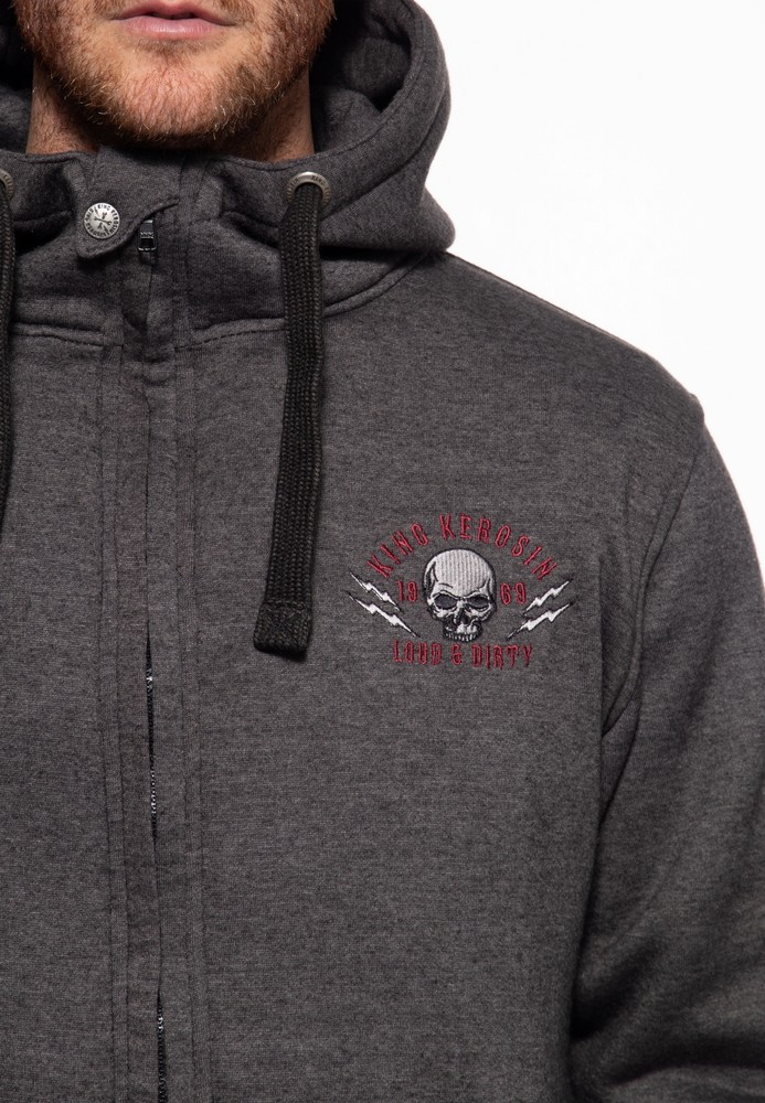 KingKerosinSweatjackemitKapuzeLoundDirty