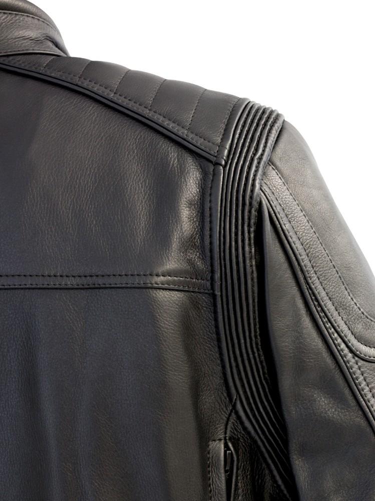 JohnDoeMotorradJacketTechnicalLeatherJacketwithBlack