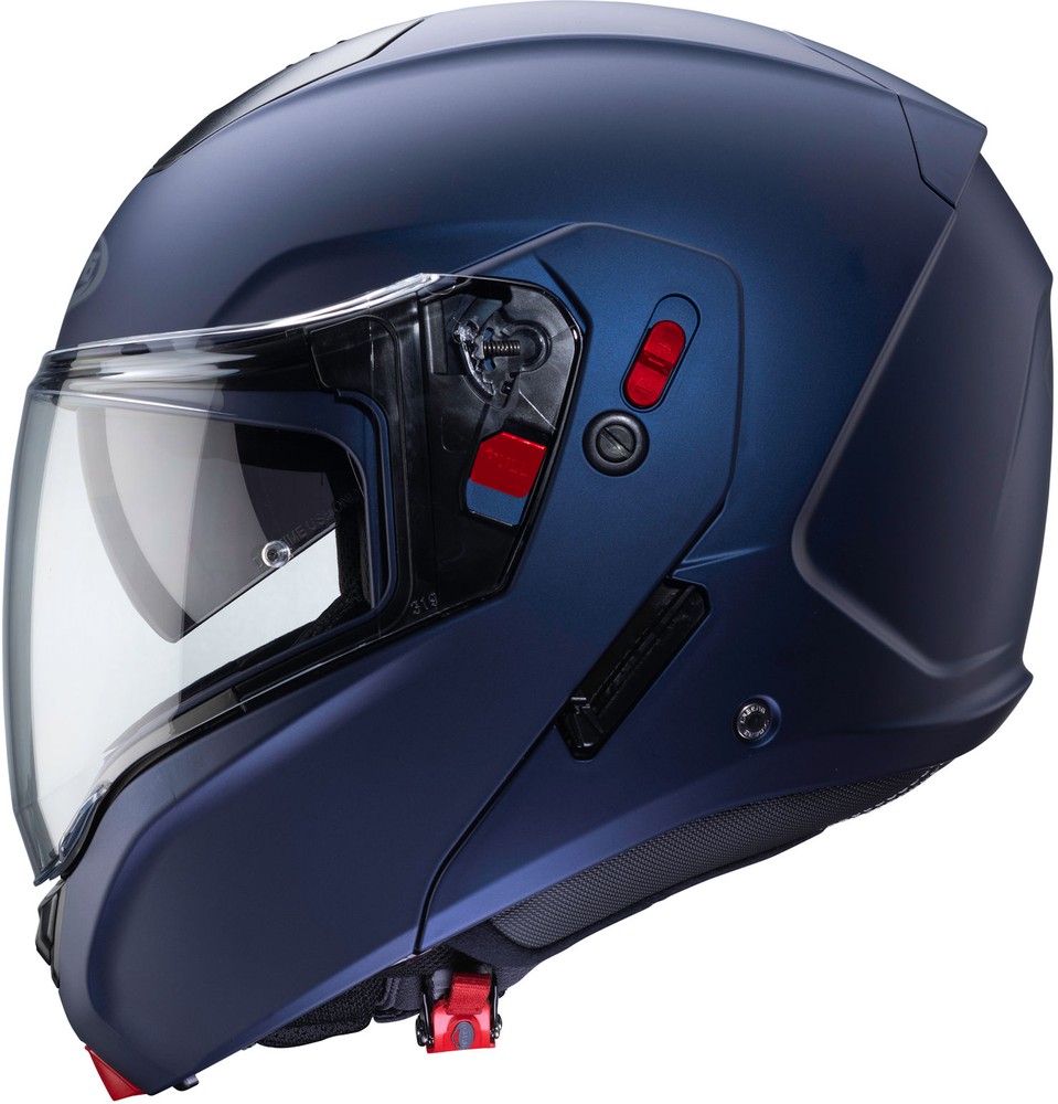 CabergMotorradKlapphelmHorusXMatt-BlauYama-XS