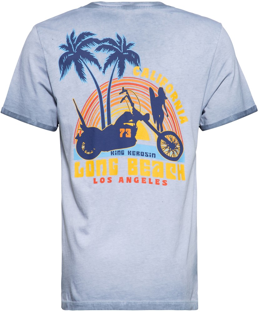 KingKerosinOilWashT-ShirtKKU21024Hellblau