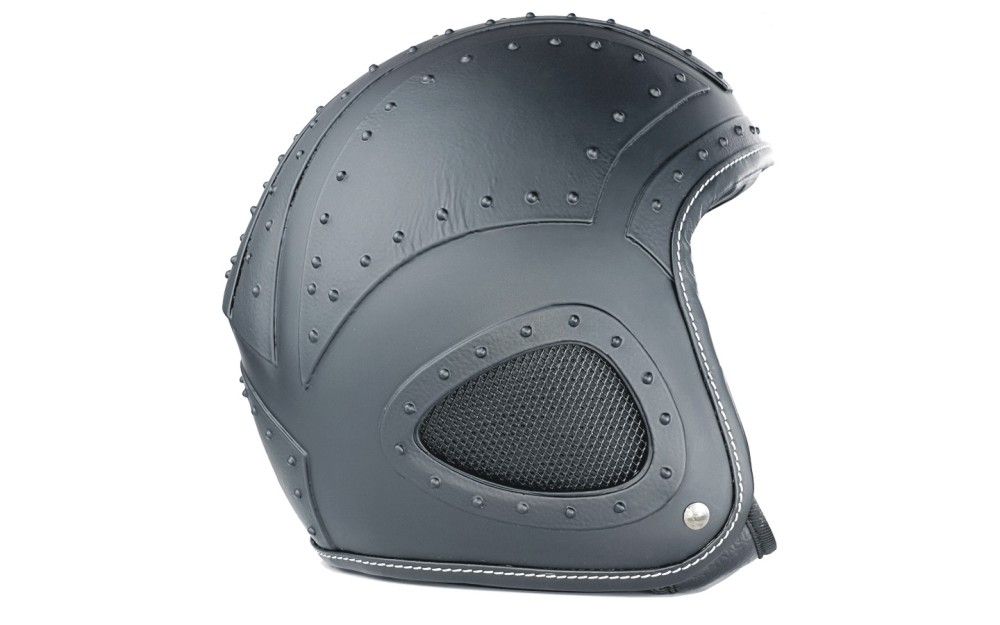 BoresHelmSRMSlight4IronFinaleLeder-JethelmMattSchwarzohneECE2205PrfungentsprichtnichtderStVO-3XL