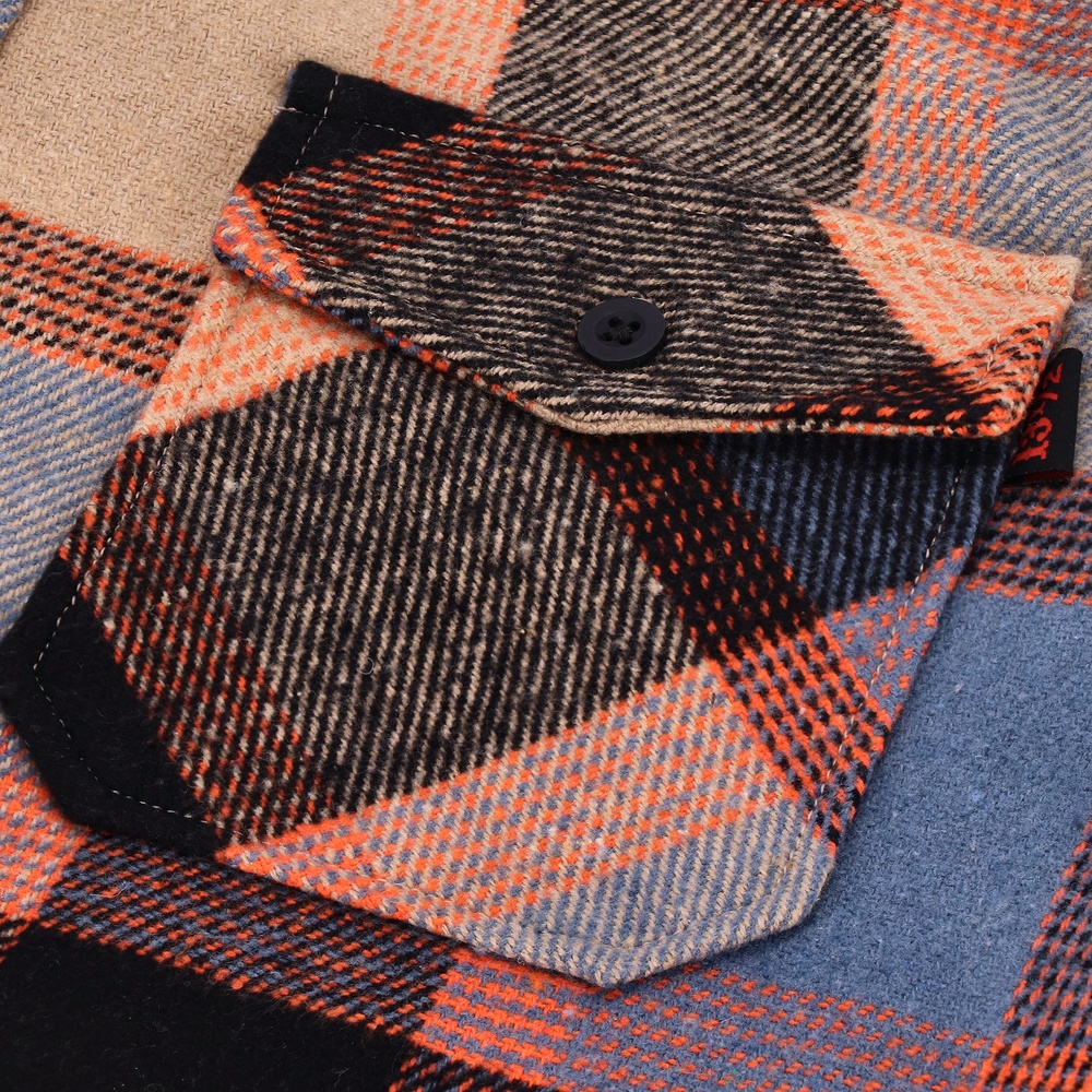 1312MotorradShirtWoodlandCheckDRE0039