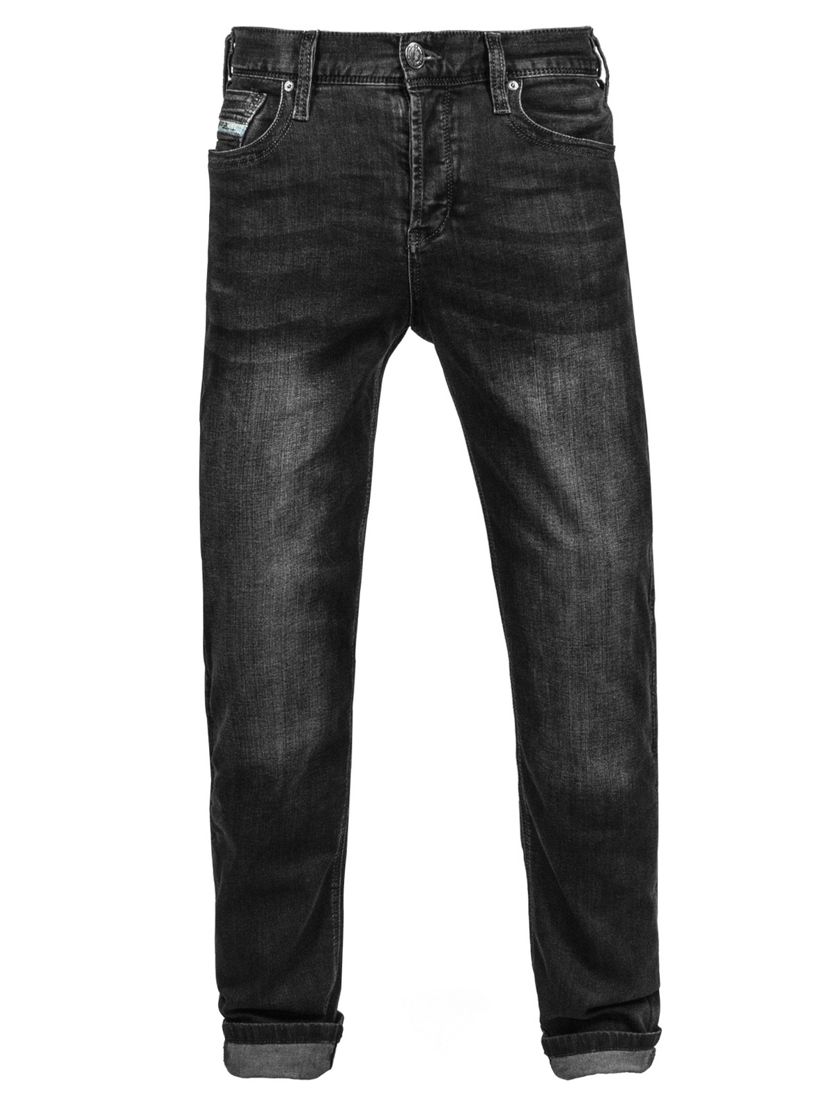 JohnDoeMotorradHoseJeansDenimKamikazeJeansBlack-W28-L32