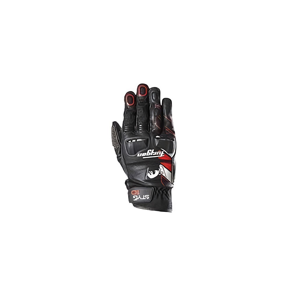 FuryganMotorradHandschuhe4608-169GlovesStyg1065074BlackWhiteRed-3XL