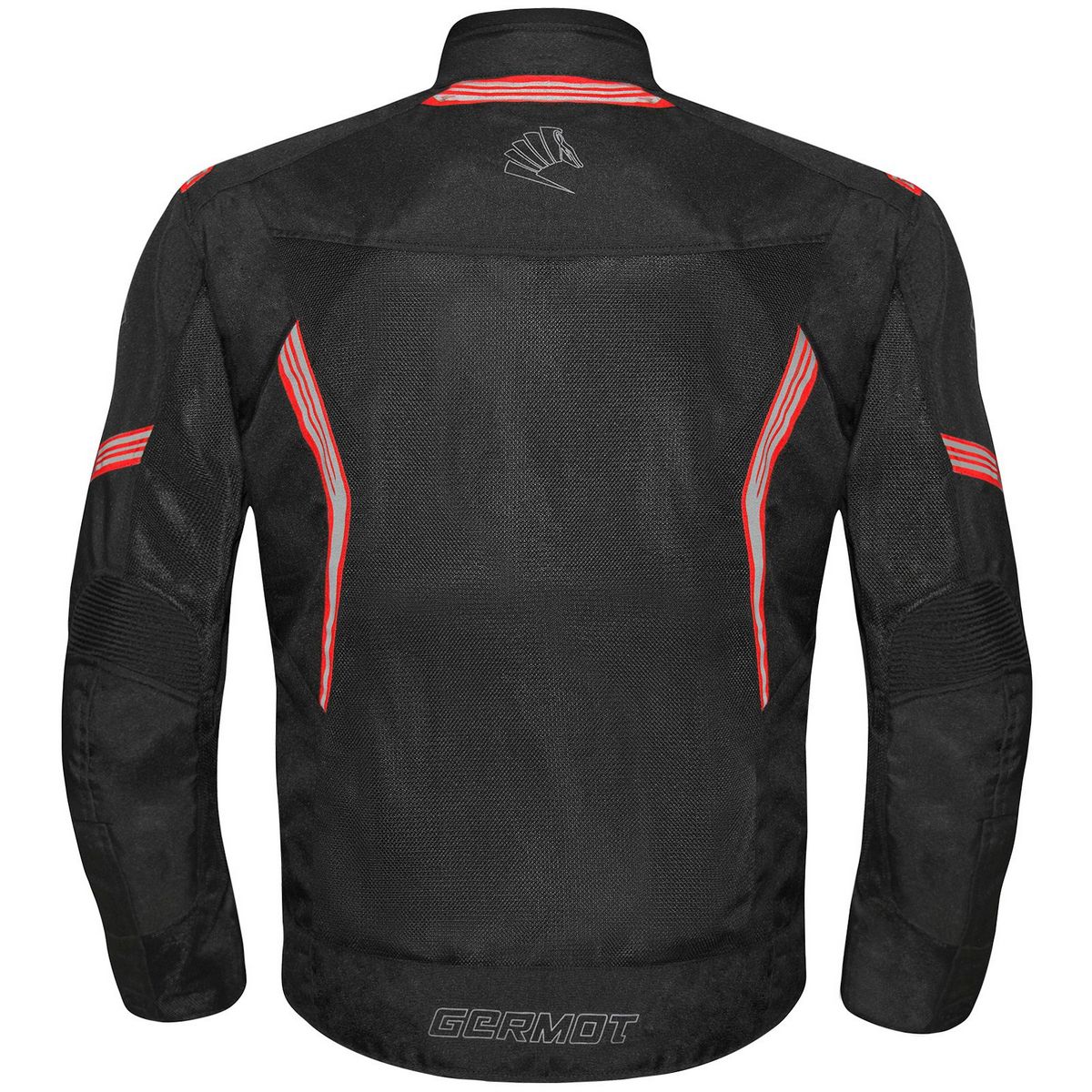 GermotHerrenMotorradJackeTextiljackeMistralSchwarzRot