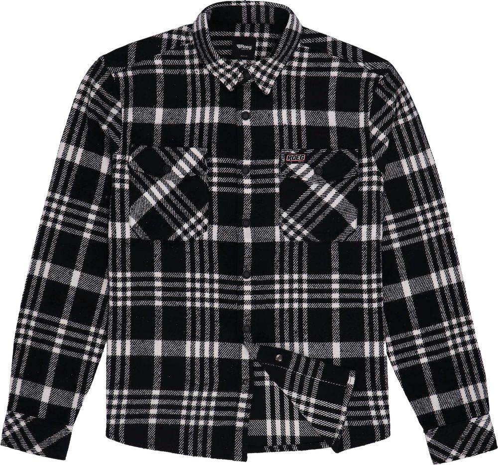 RoegMotorradHemdBlazeFlannelShirtROE0070Black-S