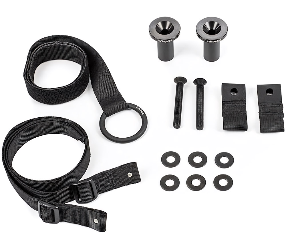 KriegaOS-BaseHondaCRF300LCRF300RallyMontagesystemfrOS-TaschenSilber