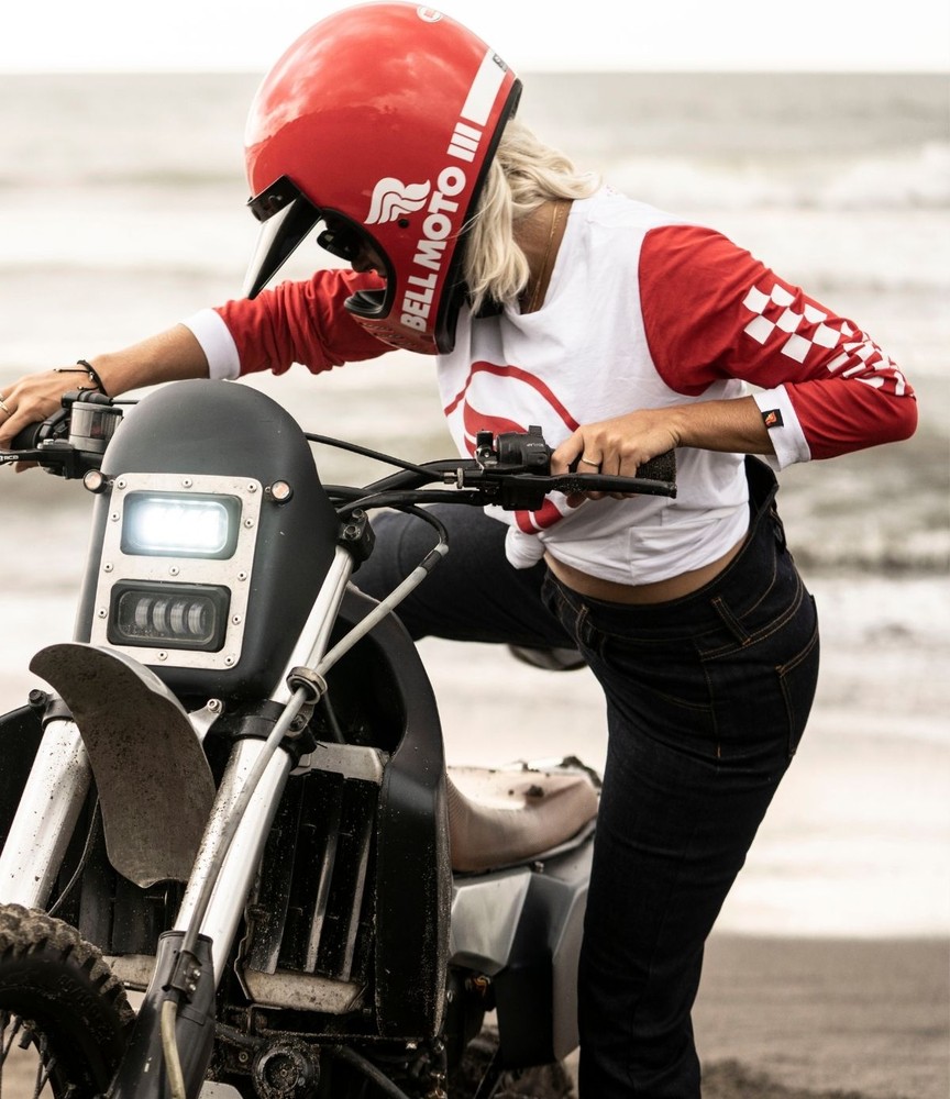 RidingCulturebyRokkerMotorradhoseStraightFitWomenRawBlue